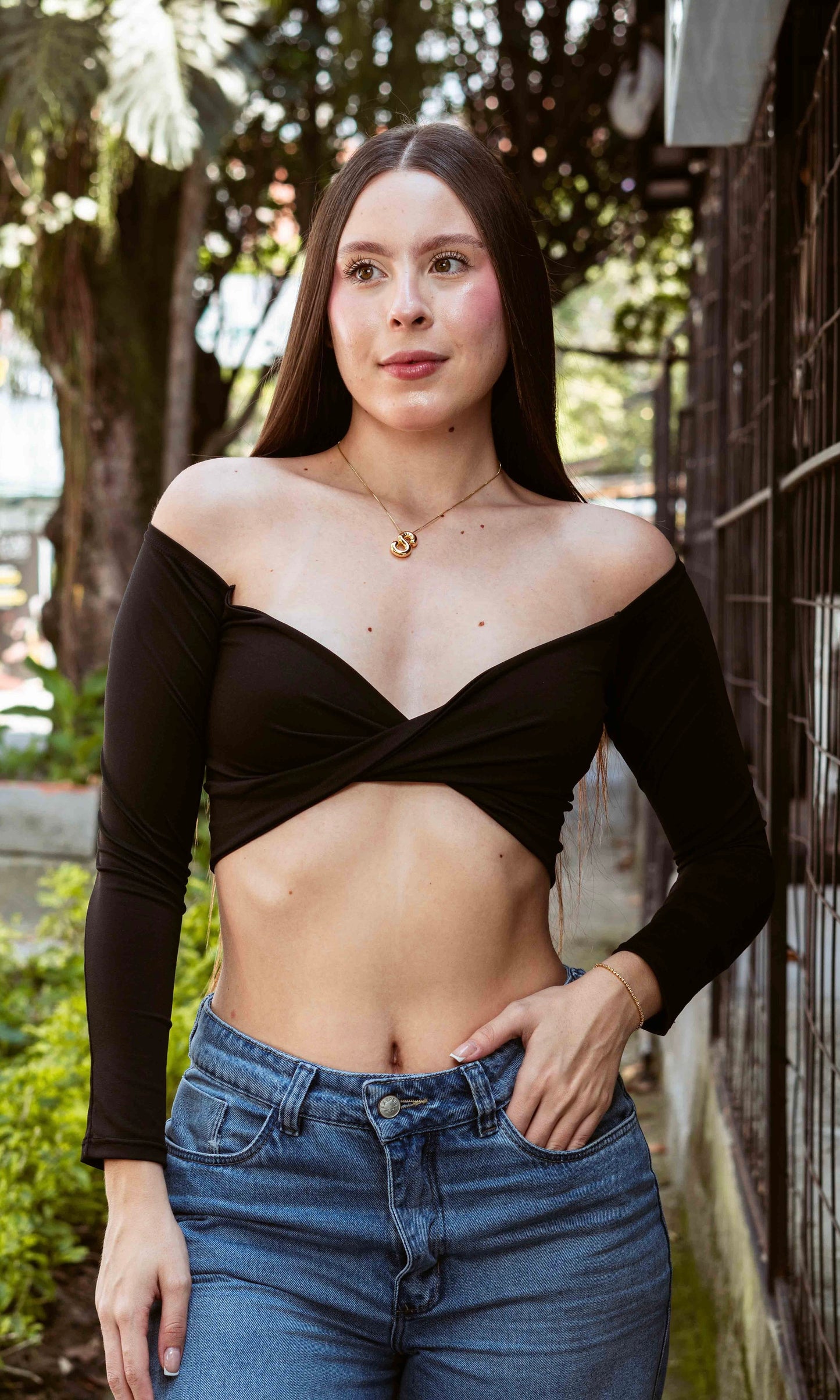 Crop Top Luana negro