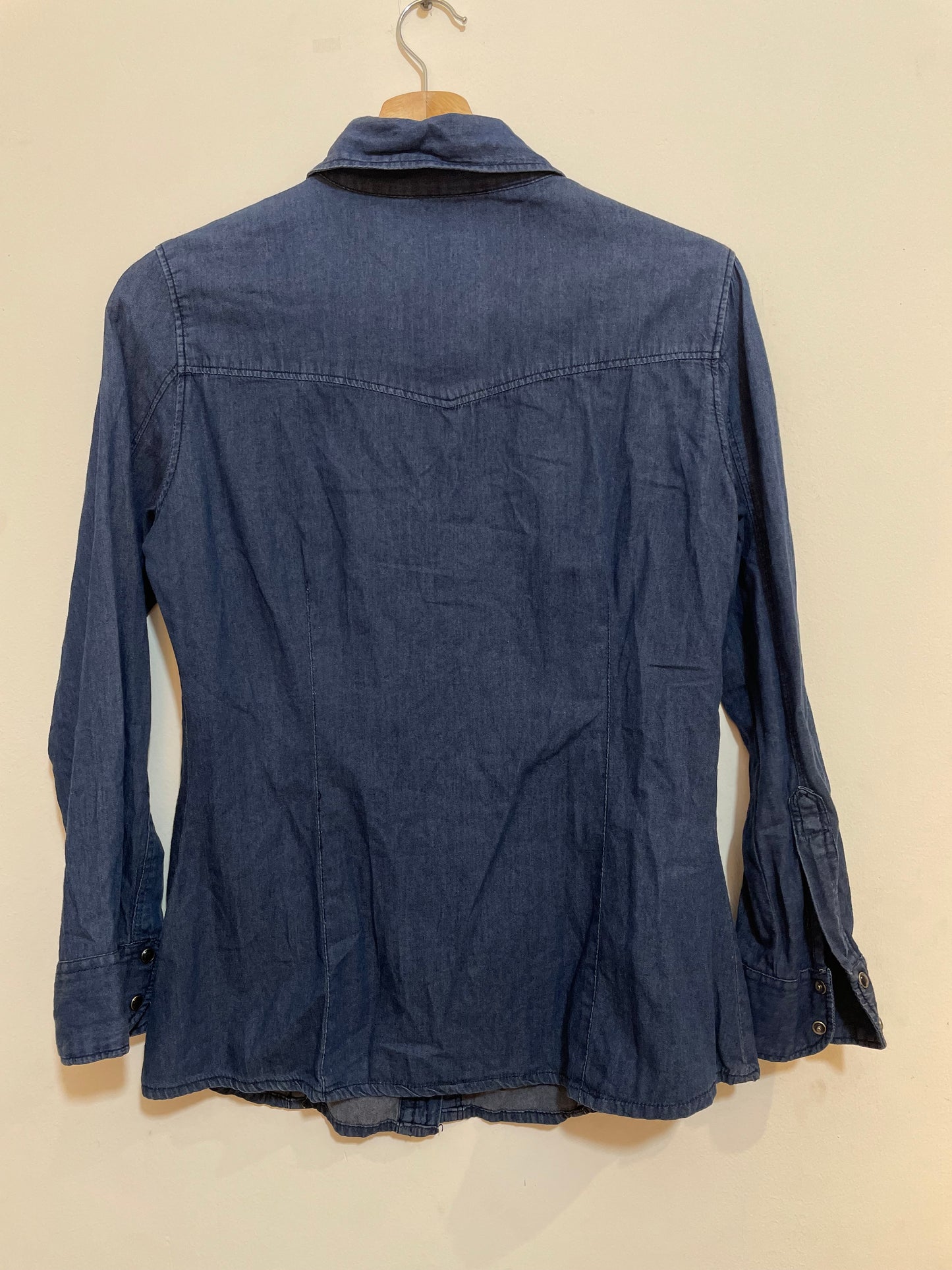 Camisa Zara Manga Larga Jean