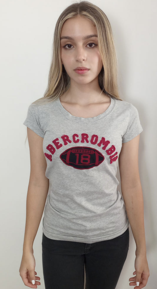 Camiseta gris Abercrombie